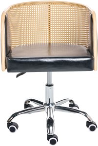 Krzesło biurowe Beliani Krzesło obrotowe ELKHART Czarny 4