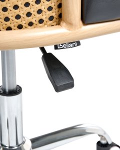 Krzesło biurowe Beliani Krzesło obrotowe ELKHART Czarny 8