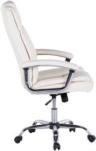 Krzesło biurowe Beliani Fotel biurowy regulowany beżowy ADVANCE 6