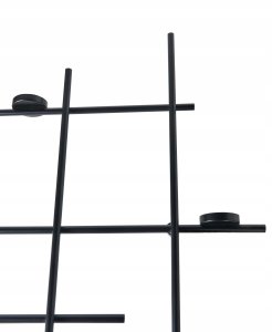 Świecznik wiszący PORTO 74 cm Czarny 5