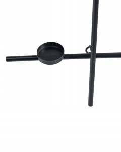 Świecznik wiszący PORTO 74 cm Czarny 6