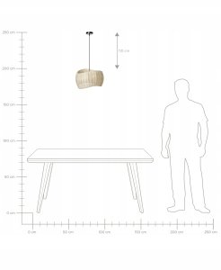 Lampa wisząca COAMO Rattan Naturalny 11