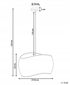 Lampa wisząca COAMO Rattan Naturalny 3