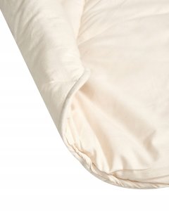 Mata do zabawy liść 110 x 110 cm złamana biel EOLIA 5