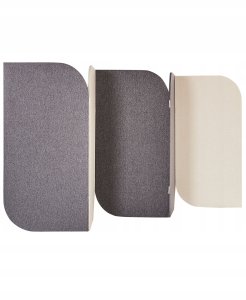 5-panelowa ścianka akustyczna SHADY Szary 400 cm 160 cm 5