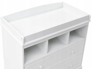 Beliani Komoda z przewijakiem VIRDEN Biały 7