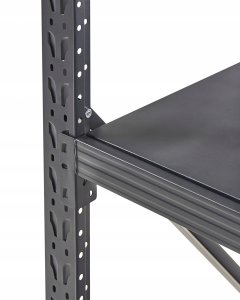 Regał magazynowy FIUGGI Metal 200 cm 60 cm Czarny 5