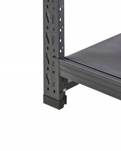 Regał magazynowy FIUGGI Metal 200 cm 60 cm Czarny 6