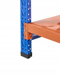 Regał magazynowy FIUGGI Metal 150 cm 60 cm Pomarańczowy 7
