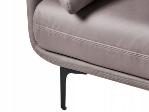 Beliani Sofa 3-osobowa brązowa REVSNES 15