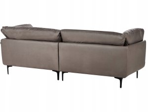 Beliani Sofa 3-osobowa brązowa REVSNES 5