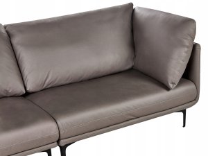 Beliani Sofa 3-osobowa brązowa REVSNES 7