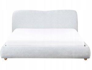 Łóżko z pojemnikiem BLAGNAC 180 x 200 cm Jasnoszary 6