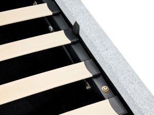 Łóżko z pojemnikiem BLAGNAC 180 x 200 cm Jasnoszary 10