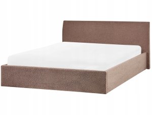 Łóżko z pojemnikiem Boucle ORBEY 160 x 200 cm Brązowy 5