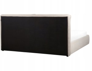 Łóżko z pojemnikiem BAJONNA 180 x 200 cm Jasnobeżowy 7
