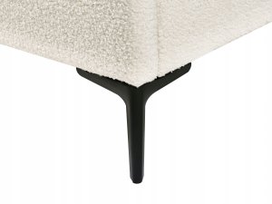 Łóżko z pojemnikiem Boucle SEZANNE 180 x 200 cm Złamana biel 11