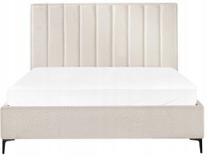 Łóżko z pojemnikiem Boucle SEZANNE 180 x 200 cm Złamana biel 6