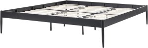 Łóżko Metal VAURS 180 x 200 cm Czarny 6