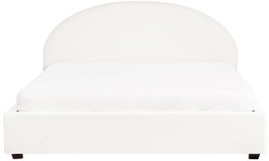 Łóżko z pojemnikiem Boucle VAUCLUSE 180 x 200 cm Złamana biel 6