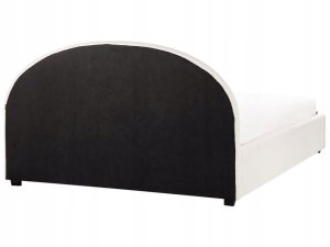 Łóżko z pojemnikiem Boucle VAUCLUSE 180 x 200 cm Złamana biel 7