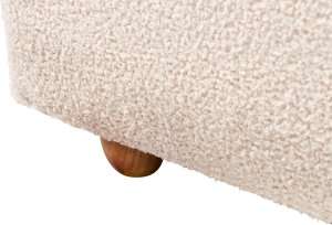 Łóżko z pojemnikiem Boucle BLAGNAC 180 x 200 cm Jasnobeżowy 14