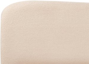 Łóżko z pojemnikiem Boucle BLAGNAC 180 x 200 cm Jasnobeżowy 9