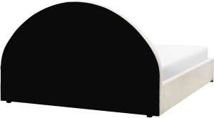 Łóżko z pojemnikiem Boucle CHADENET 160 x 200 cm Złamana biel 7