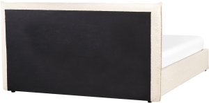 Łóżko z pojemnikiem Boucle LAVAUR 160 x 200 cm Beżowy 5