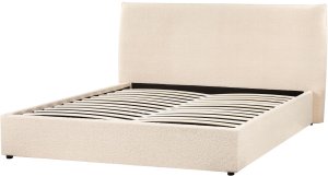 Łóżko z pojemnikiem Boucle LAVAUR 160 x 200 cm Beżowy 7