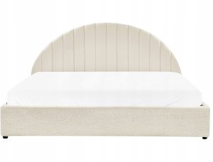 Łóżko z pojemnikiem Boucle CHADENET 180 x 200 cm Złamana biel 6