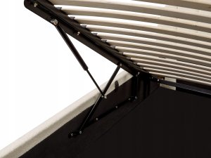 Łóżko z pojemnikiem Boucle CHADENET 180 x 200 cm Złamana biel 10