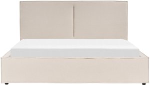 Łóżko z pojemnikiem MOISSAC 180 x 200 cm Beżowy 4