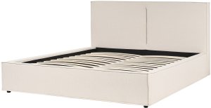 Łóżko z pojemnikiem MOISSAC 180 x 200 cm Beżowy 5