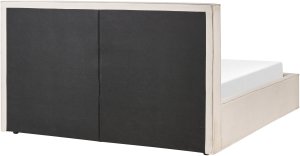 Łóżko z pojemnikiem MOISSAC 180 x 200 cm Beżowy 7