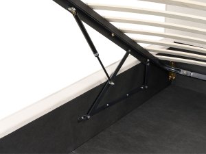 Łóżko z pojemnikiem MOISSAC 180 x 200 cm Beżowy 9