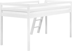 Łóżko na antresoli Drewno sosnowe ASCOUX 90 x 200 cm Biały 7