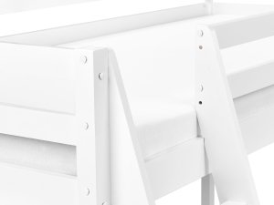 Łóżko na antresoli Drewno sosnowe ASCOUX 90 x 200 cm Biały 8