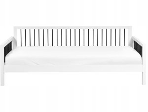 Beliani Łóżko dzienne Drewno TRICOT 90 x 200 cm Biały 4