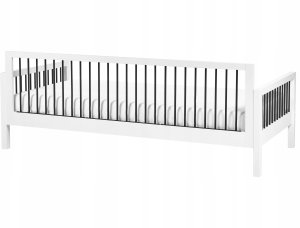 Beliani Łóżko dzienne Drewno TRICOT 90 x 200 cm Biały 5