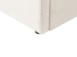 Łóżko wysuwane Boucle EYBURIE 90 x 200 cm Jasnobeżowy 10