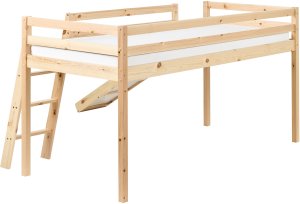 Beliani Łóżko na antresoli Drewno sosnowe STAPLE 90 x 200 cm Jasnobrązowy 8