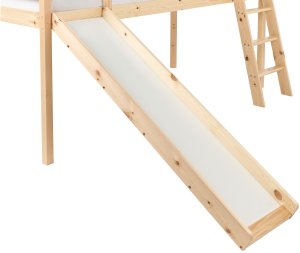 Beliani Łóżko na antresoli Drewno sosnowe STAPLE 90 x 200 cm Jasnobrązowy 10
