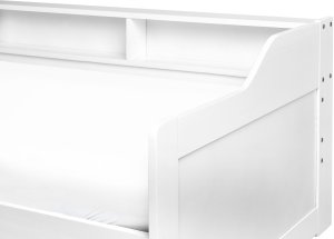 Łóżko wysuwane Drewno sosnowe EDERN 90 x 200 cm Różowy 9