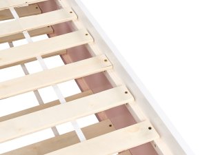 Łóżko wysuwane Drewno sosnowe EDERN 90 x 200 cm Różowy 10