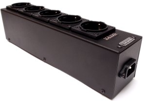 Listwa zasilająca Tomanek TAP5S+ - listwa zasilająca SLIM jednorzędowa do sprzętu audio z filtrem sieci oraz dc blockerem 2