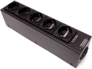 Listwa zasilająca Tomanek TAP5S+ - listwa zasilająca SLIM jednorzędowa do sprzętu audio z filtrem sieci oraz dc blockerem 3