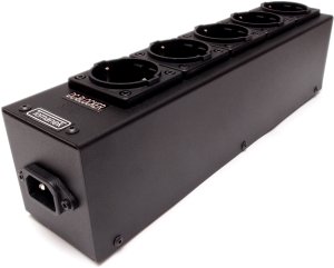 Listwa zasilająca Tomanek TAP5S+ - listwa zasilająca SLIM jednorzędowa do sprzętu audio z filtrem sieci oraz dc blockerem 6