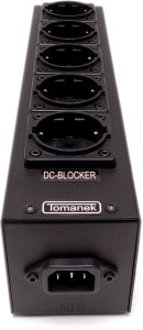 Listwa zasilająca Tomanek TAP5S+ - listwa zasilająca SLIM jednorzędowa do sprzętu audio z filtrem sieci oraz dc blockerem 7