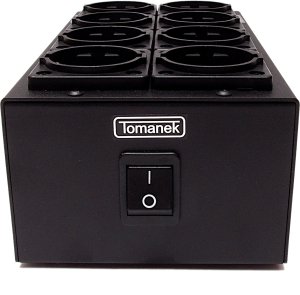 Tomanek TAP8ON+ Listwa zasilająca z filtrami sieci oraz dc blockerem i włącznikiem 6